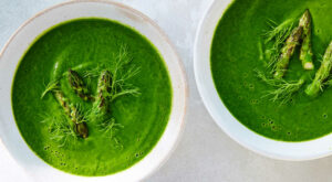 Asparagus, Spinach and Leek Soup Recipe