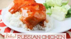Four-Ingredient Baked Russian Chicken