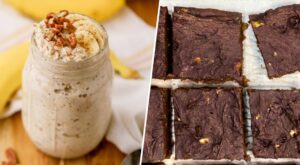 Joy Bauer makes dessert for breakfast: Protein brownies and banana bread overnight oats