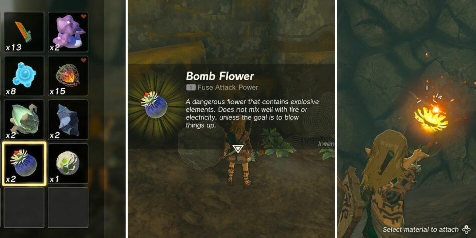 Zelda: Tears of the Kingdom – How to Get and Use Bomb Flowers