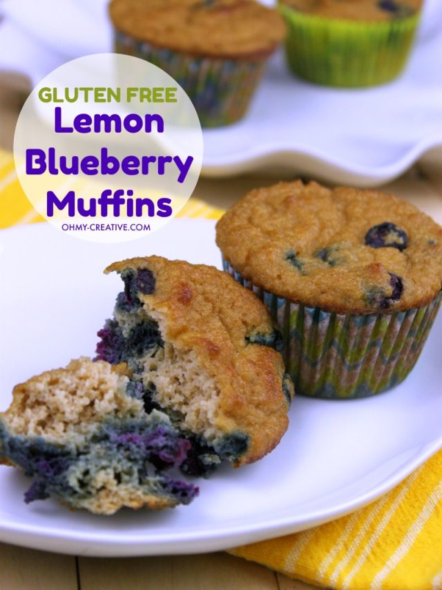 Gluten Free Lemon Blueberry Muffins Recipe – Oh My Creative