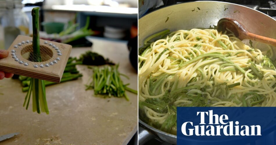 Rachel Roddy’s recipe for spaghetti with asparagus, butter and lemon | A kitchen in Rome