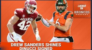 Denver Broncos rookie Drew Sanders shines at Broncos Rookie Minicamp