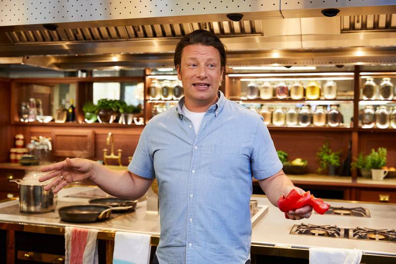 Jamie Oliver on learning Italian cooking from grandmothers and eating less meat