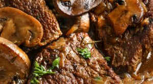 Braised Steak And Mushrooms Recipe