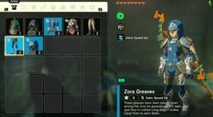 Zelda: Tears of the Kingdom – How to Get the Zora Armor to Swim Faster