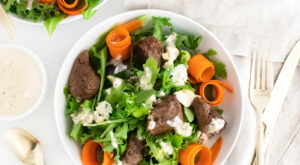 Easy Steak Salad with Blue Cheese Dressing
