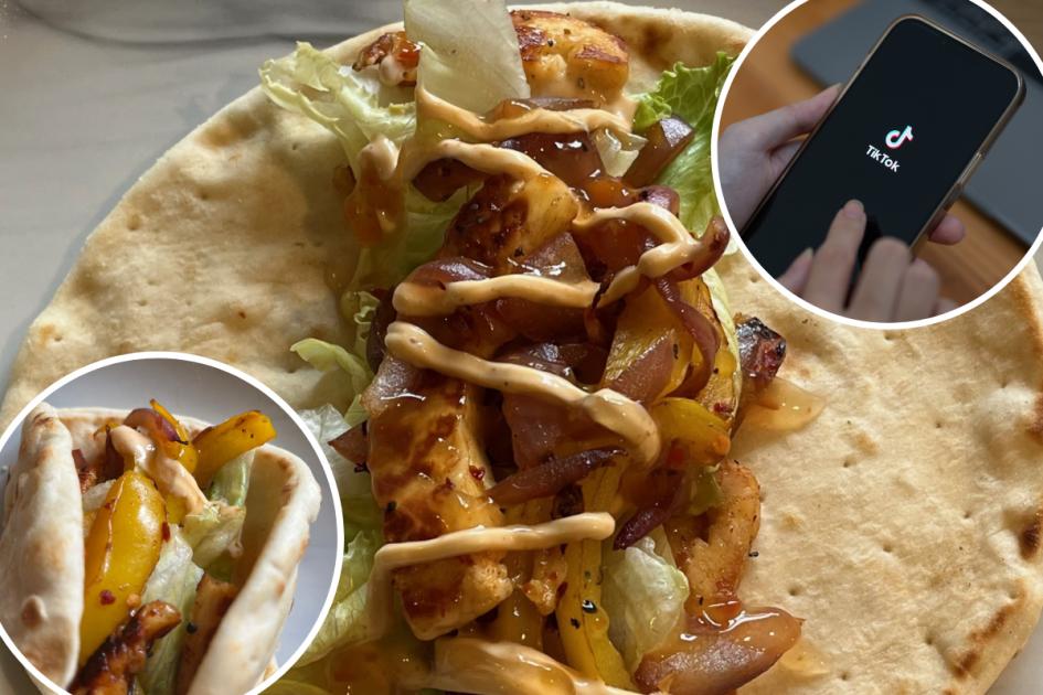 We tried the TikTok halloumi gyros recipe and now we need a Greek holiday
