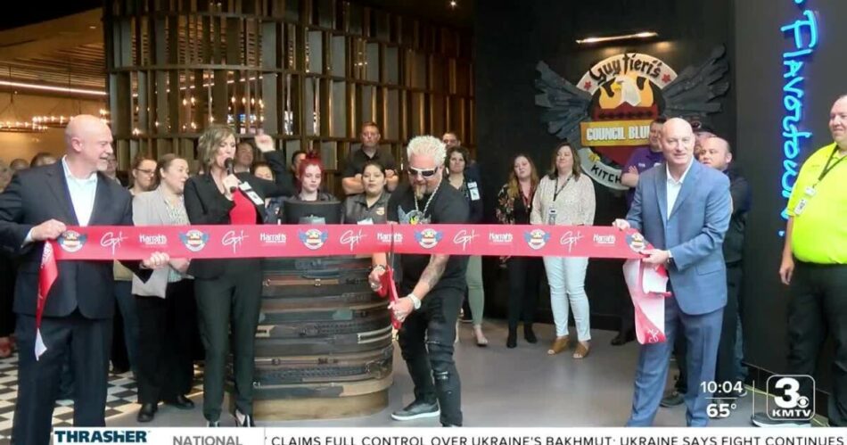 Guy Fieri opens restaurant at Harrah’s Hotel and Casino in Council Bluffs