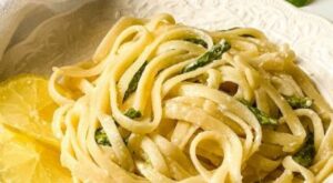Lemony Asparagus Pasta: A Zesty Delight for Pasta Lovers! – Simple Italian Cooking
