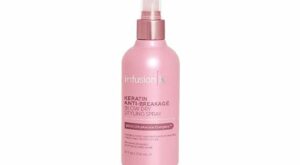 Infusion K Keratin Blow Dry Styling Spray, UltraKeratin, 8 fl oz/236 mL Ingredients and Reviews