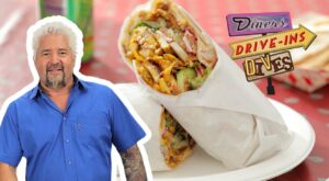 Guy Fieri Eats a Fattoush Chicken Shawarma Wrap | Diners, Drive-Ins and Dives | Food Network | Flipboard