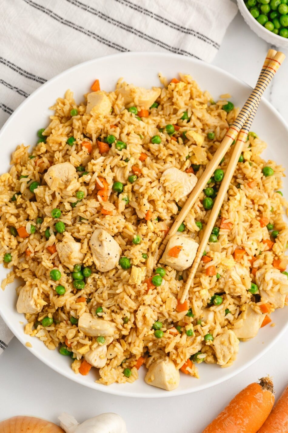 Easy Chicken Fried Rice – Tastes of Lizzy T