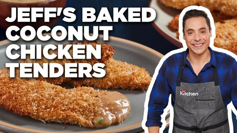 Jeff Mauro’s Baked Coconut Chicken Tenders with Mango Chutney Dipping Sauce | Food Network | Flipboard