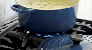 Le Creuset Signature Round 5.5-Qt. Ink Blue Enameled Cast Iron Dutch Oven with Lid + Reviews | Crate & Barrel | Le creuset cookware, Cooking fails, Cooking