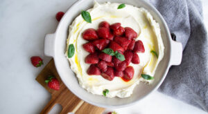 Best Whipped Brie With Roasted Balsamic Strawberries Recipe