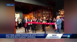 ‘A very special experience’: Guy Fieri on hand to open new restaurant in Iowa