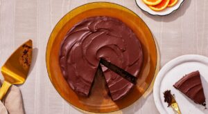 Vegan Chocolate Cake With Chocolate-Orange Frosting