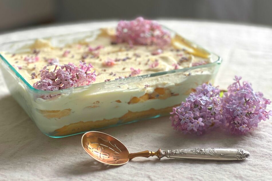 Best Lilac And Lavender Cream Tiramisu | Food Network Canada