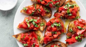 Cook (and Eat) like an Italian with Classic Tomato Bruschetta