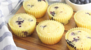 Amazing Gluten Free Lemon Blueberry Muffins