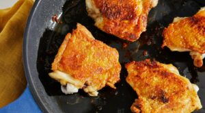 Yes, you can cook crispy, golden chicken thighs without a drop of oil