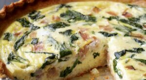 Easy Spinach and Ham Quiche Recipe | Recipe | Ham quiche recipe, Quiche recipes, Ham quiche