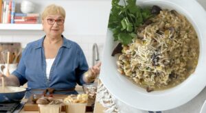 Lidia Celebrates America: Julia Child’s Favorite Mushroom Risotto