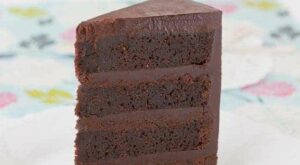 Slice of gluten free dark chocolate mud cake. | Chocolate mud cake, Caramel mud cake, Mud cake – Pinterest