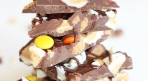 Triple Chocolate Ultimate Peanut Butter Cup Bark | Bark recipe, Chocolate recipes, Yummy sweets – Pinterest