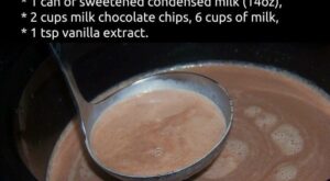 Christmas Eve Creamy Crockpot Hot Chocolate | Crockpot hot chocolate, Hot chocolate recipes, Chocolate recipes – Pinterest