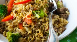 Easy Ground Beef Stir Fry with Noodles