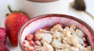 4-Ingredient Single-Serve Strawberry Cobbler (Gluten-Free, Vegan)