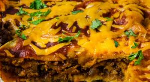 Easy Ground Beef Enchilada Casserole – Mom’s Dinner