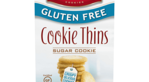 Archway Gluten Free Cookies, Sugar Cookie Thins, 6 Oz