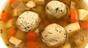 Not your typical Matzo ball soup recipe