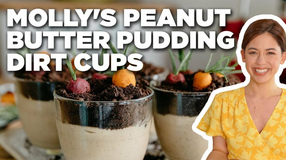 Molly Yeh’s Peanut Butter Pudding Dirt Cups with Marzipan Veggies | Girl Meets Farm | Food Network | Flipboard