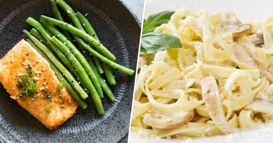 Doctor-approved dinner recipes: Miso salmon and chicken fettuccine Alfredo