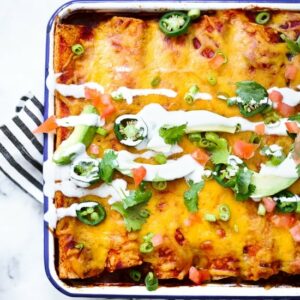 The Best Chicken Enchiladas Recipe