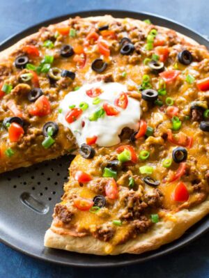Taco Pizza Recipe – The Girl Who Ate Everything