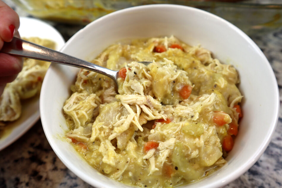 Easy Chicken and Dumplings Casserole – The Freckled Cook