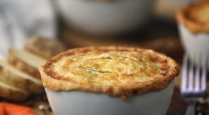 Easy Beef Pasty Pie | A pasty is traditionally held in your hand, but trust us: You won’t mind the bowl. Ground Beef and a hearty carrot-onion-potato blend topped with flaky… | By Kansas Beef | Facebook