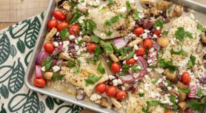Cod gets the Mediterranean treatment in easy sheet pan dinner