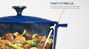 T-FAL Enameled Cast Iron – Tight Fitting Lid