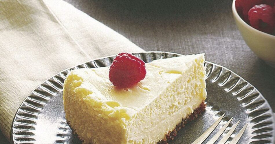 This creamy cheesecake can be the hit of any party