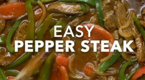 Beef Recipes Easy Pepper Steak | Meat recipes, Stuffed peppers, Cooking recipes