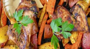 Easy Adobo Chicken & Sheet Pan Vegetables – The Spice Theory