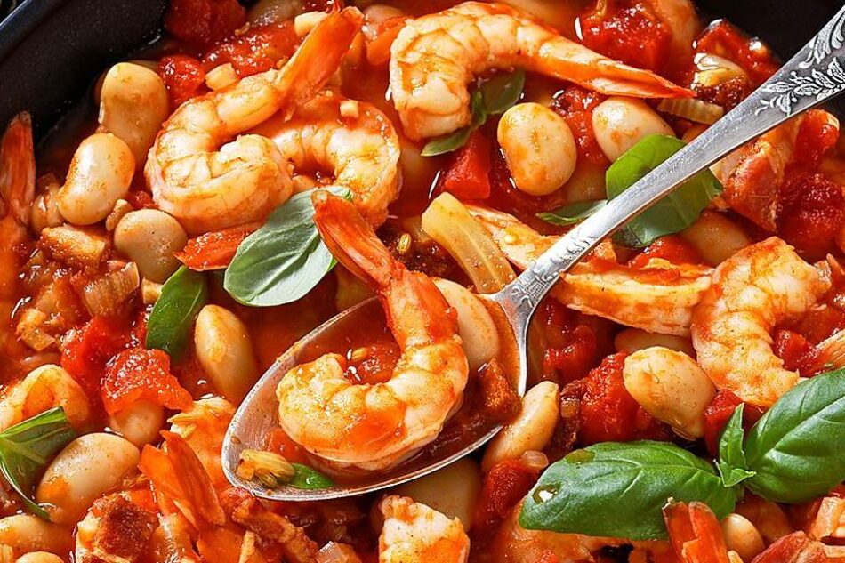 Healthy 30-Minute Spanish Shrimp Recipe With White Beans … – 30Seconds.com