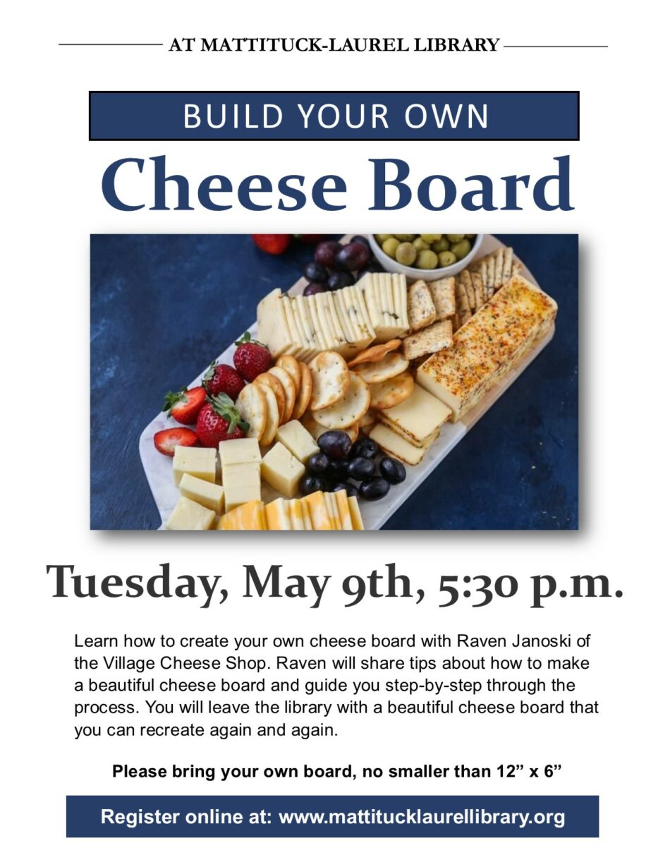 Build Your Own Cheese Board | Events – WLIW