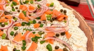 Smoked Salmon Brie Cheese Butter Board with Bagels – Chef Alli